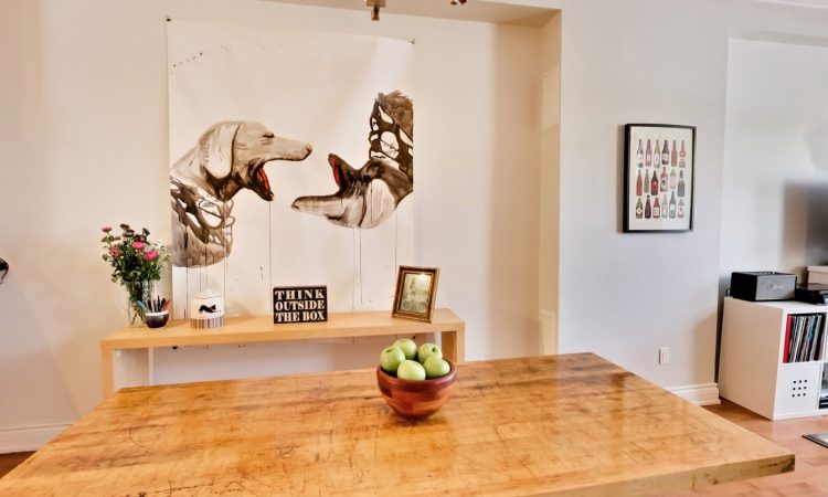 351 Greenwood Avenue Living Space with Dining Table