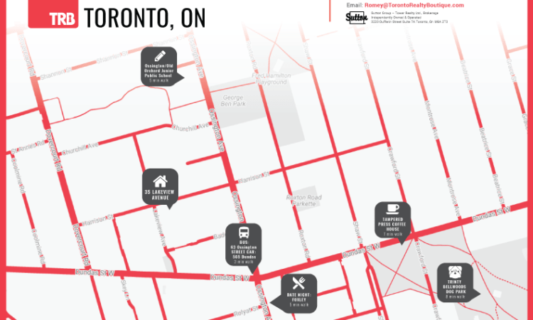 35 Lakeview Avenue Map