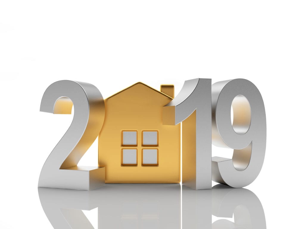 2019 with the 0 replaced by a home