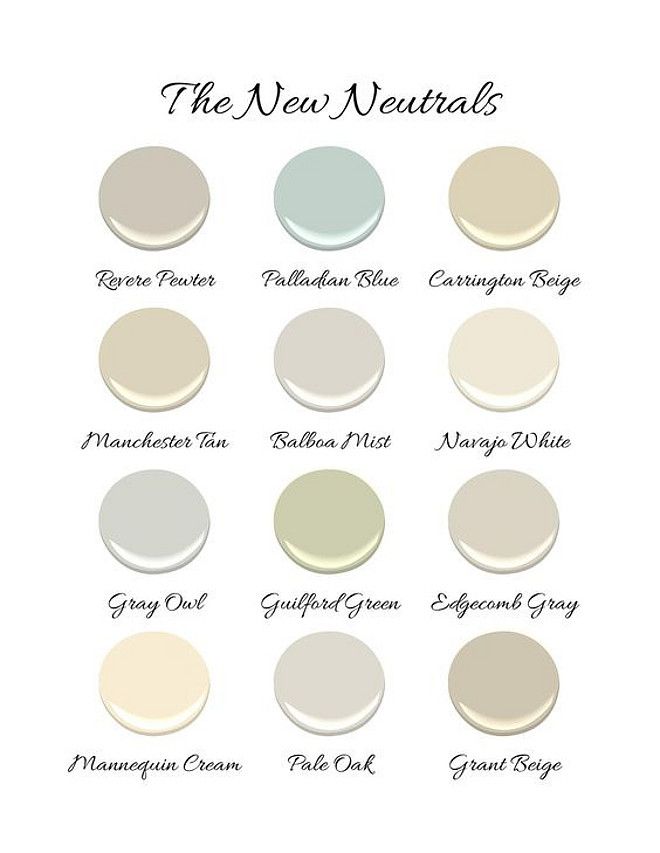Neutral paint colours for home